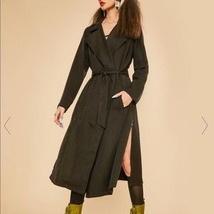 DollsKill Black Trench Coat